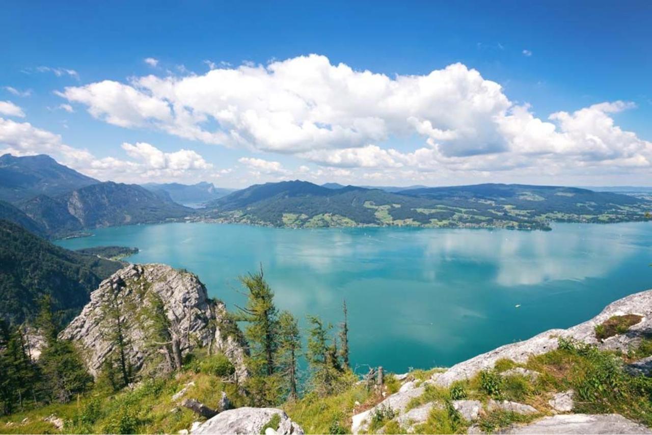 Fewo Atterseeperle - 80M2 Mit See- Und Gebirgsblick Steinbach am Attersee Exterior foto