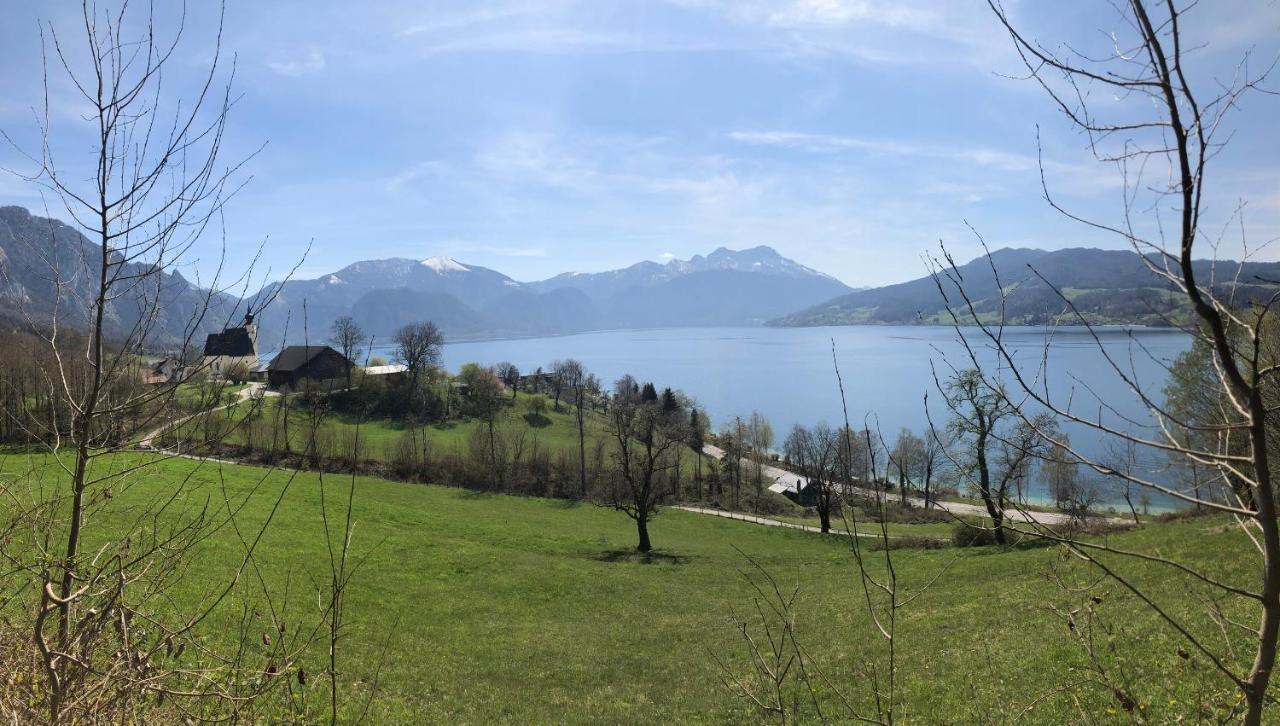 Fewo Atterseeperle - 80M2 Mit See- Und Gebirgsblick Steinbach am Attersee Exterior foto